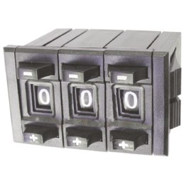 5 pcs - Bourns 50kΩ Digital Display Precision Potentiometer 10-Turns 2-Gang Panel Mount, 3683S-1-503L