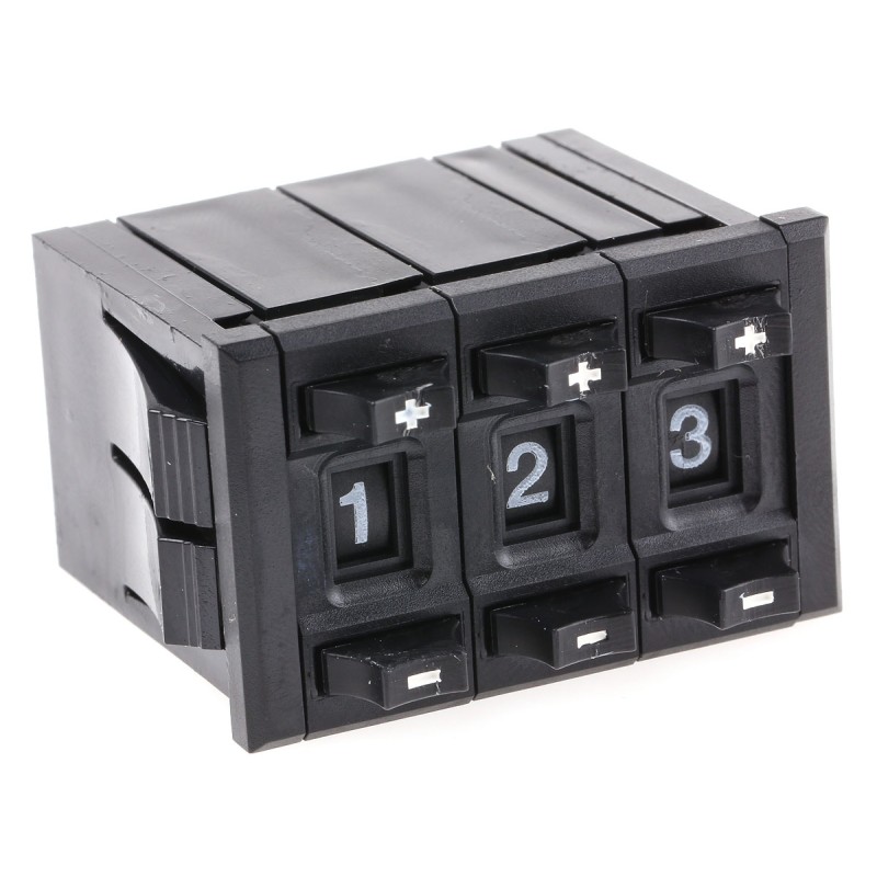 5 pcs - Bourns 100kΩ Digital Display Precision Potentiometer 10-Turns 2-Gang Panel Mount, 3683S-1-104L