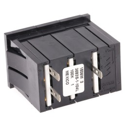 5 pcs - Bourns 100kΩ Digital Display Precision Potentiometer 10-Turns 2-Gang Panel Mount, 3683S-1-104L