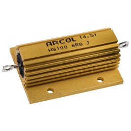 25 pcs - Arcol, 6.8Ω 100W Wire Wound Chassis Mount Resistor HS100 6R8 J ±5%