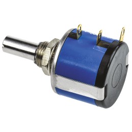 5 pcs - Vishay 1kΩ Rotary Potentiometer 10-Turns 1-Gang Panel Mount, 534B1102JC8872