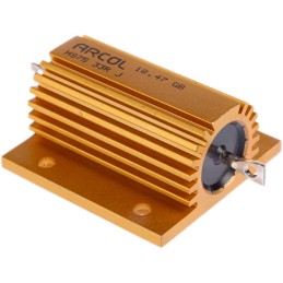 25 pcs - Arcol, 33Ω 75W Wire Wound Chassis Mount Resistor HS75 33R J ±5%