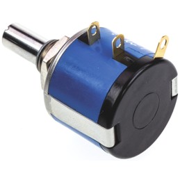 5 pcs - Vishay 5kΩ Rotary Potentiometer 3-Turns 1-Gang Panel Mount, 533B1502JL