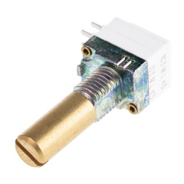 25 pcs - Vishay 10kΩ Rotary Potentiometer 2-Gang, Panel Mount (Through Hole), P9A2R100FISX1103ML