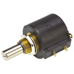 10 pcs - Bourns 100kΩ Rotary Potentiometer 10-Turns 1-Gang Panel Mount, 3549S-1AA-104A