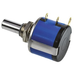 5 pcs - Vishay 1kΩ Rotary Potentiometer 3-Turns 1-Gang Panel Mount, 533B1102JL