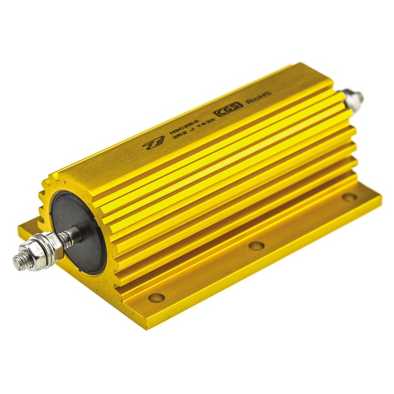 5 pcs - TE Connectivity, 2.2Ω 250W Wire Wound Chassis Mount Resistor HSC2502R2J ±5%