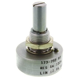 10 pcs - Vishay 1kΩ Rotary Potentiometer 1-Gang Panel Mount, 157B102MX9001
