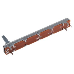 10 pcs - Bourns 10kΩ Slide Slide Potentiometer 1-Gang Through Hole, PTA6043-2015DPA103