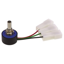 10 pcs - Vishay 2kΩ Rotary Potentiometer Continuous-Turns 1-Gang Panel Mount, 357B0202MXB054506