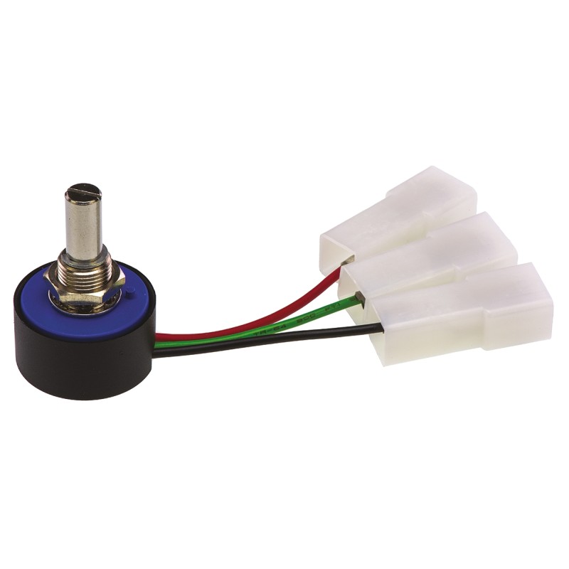 10 pcs - Vishay 2kΩ Rotary Potentiometer Continuous-Turns 1-Gang Panel Mount, 357B0202MXB054506