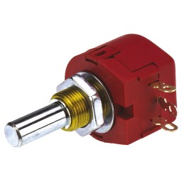 20 pcs - TE Connectivity 500Ω Rotary Potentiometer 1-Gang Panel Mount, TW1501KA