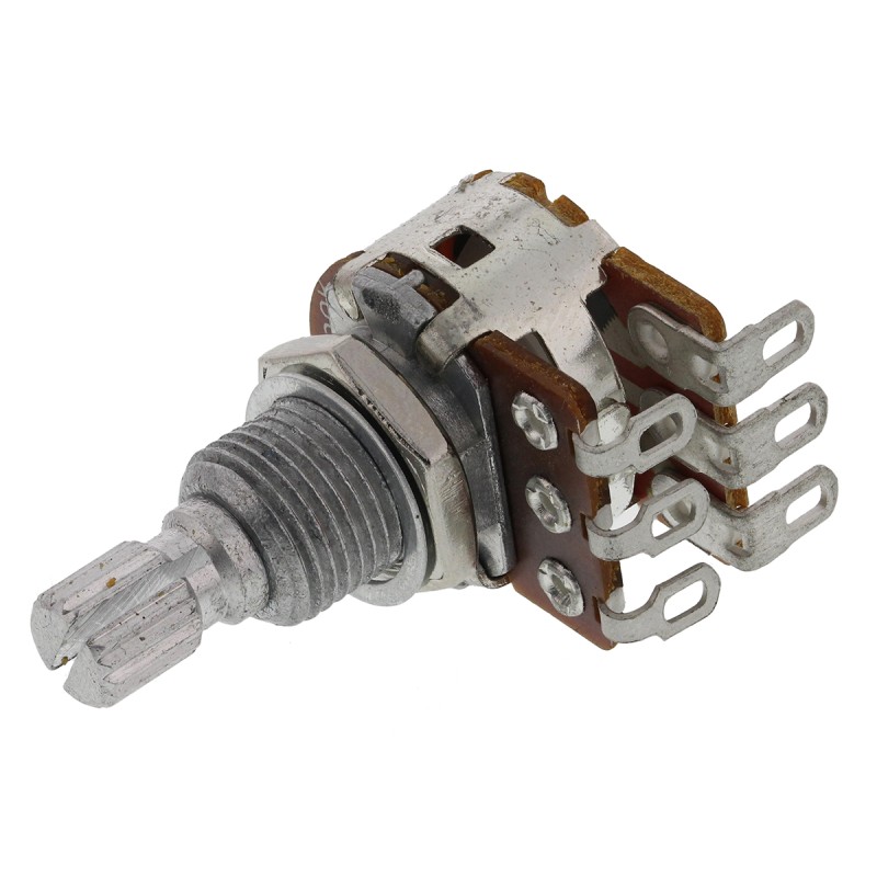 1 pcs - Bourns 500kΩ Rotary Potentiometer 2-Gang Panel Mount, PDB182-GTRB1-504MN