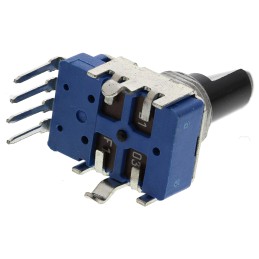 10 pcs - Bourns 10kΩ Rotary Potentiometer 1-Gang, Panel Mount (Through Hole), PTV111-3415A-B103