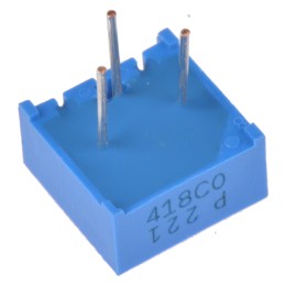 1 pcs - 220Ω, Through Hole Trimmer Potentiometer 0.5W Top Adjust Bourns, 3386