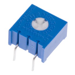 10 pcs - 10kΩ, Through Hole Trimmer Potentiometer 0.5W Top Adjust Bourns, 3386
