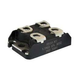 5 pcs - Vishay, 1kΩ 100W Thick Film Chassis Mount Resistor ISOA100N11001JT ±5%