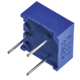 10 pcs - 10kΩ, Through Hole Trimmer Potentiometer 0.5W Top Adjust Bourns, 3386