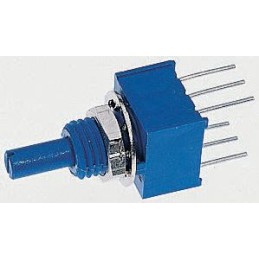 25 pcs - Bourns 100kΩ Rotary Potentiometer 2-Gang, Panel Mount (Through Hole), 3310H-001-104L