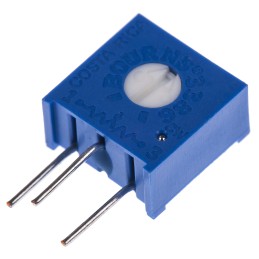 10 pcs - 10kΩ, Through Hole Trimmer Potentiometer 0.5W Side Adjust Bourns, 3386