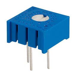 10 pcs - 500Ω, Through Hole Trimmer Potentiometer 0.5W Top Adjust Bourns, 3386