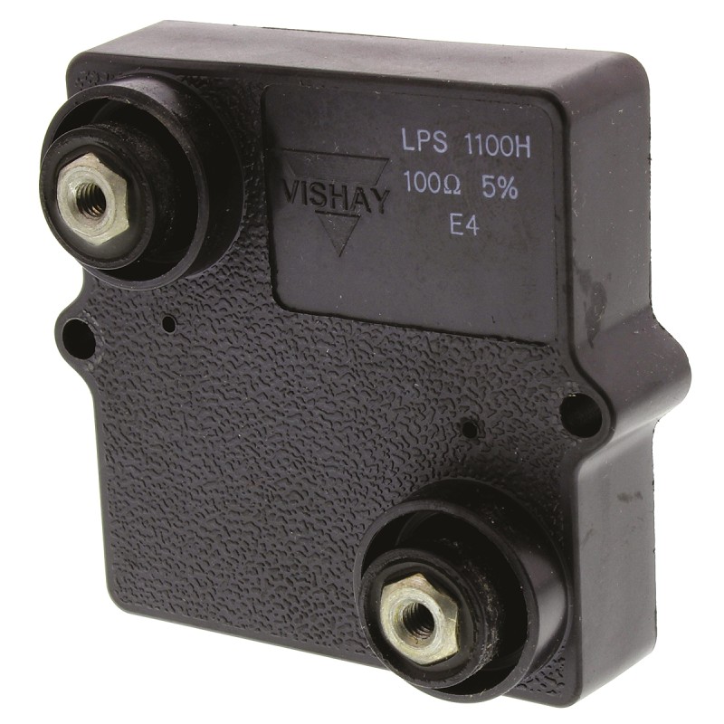 2 pcs - Vishay, 100Ω 1.1kW Thick Film Chassis Mount Resistor LPS1100H1000JB ±5%