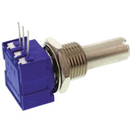 25 pcs - Bourns 10kΩ Rotary Potentiometer 1-Gang, Panel Mount (Through Hole), 51AAD-B28-A15L