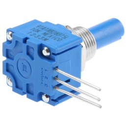 25 pcs - Bourns 10kΩ Rotary Potentiometer 1-Gang, Panel Mount (Through Hole), 91A1A-B28-B15L