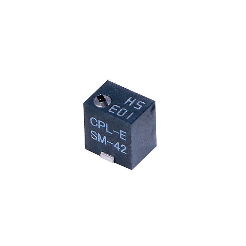 10 pcs - SMD Trimmer Potentiometer 0.25W Top Adjust NIDEC COPAL ELECTRONICS GMBH