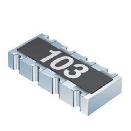 100 pcs - Bourns 100Ω Resistor Array, 4 Resistors, 0.25W total, 1206 (3216M), Concave