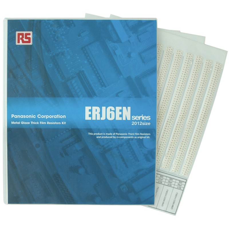 1 Kit - Panasonic, ERJ6EN Thick Film, SMT 133 Resistor Kit, with 13300 pieces, 10 Ω - 2.2MΩ