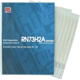 1 Kit - KOA, RN73H Thin Film, SMT 73 Resistor Kit, with 7300 pieces, 100Ω - 100kΩ