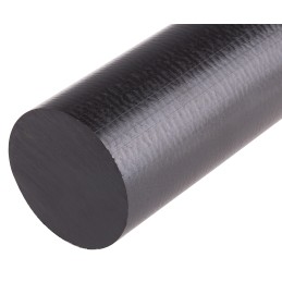 1 pcs - RS PRO Black Polyetheretherketone PEEK Rod, 300mm x 60mm Diameter