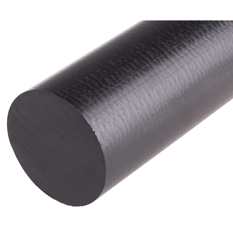 1 pcs - RS PRO Black Polyetheretherketone PEEK Rod, 300mm x 60mm Diameter