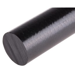 1 pcs - RS PRO Black Polyetheretherketone PEEK Rod, 300mm x 30mm Diameter