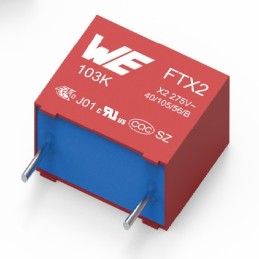 5 pcs - Wurth Elektronik WCAP-FTXX Film Capacitor, 310V ac, ±10%, 330nF, Through Hole