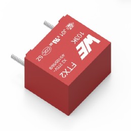 5 pcs - Wurth Elektronik WCAP-FTXX Film Capacitor, 310V ac, ±10%, 330nF, Through Hole