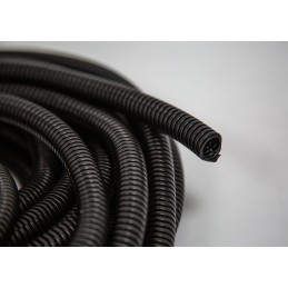 1 Reel of 10 M - RS PRO Flexible, Split Conduit, 10.7mm Nominal Diameter, Plastic, Black