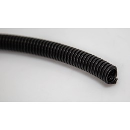 1 Reel of 10 M - RS PRO Flexible, Split Conduit, 10.7mm Nominal Diameter, Plastic, Black