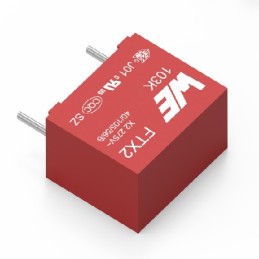 5 pcs - Wurth Elektronik WCAP-FTX2 Film Capacitor, 275V ac, ±10%, 820nF, Through Hole