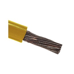 1 Reel of 100 M - RS PRO Yellow 6 mm² Hook Up Wire, 10 AWG, 84/0.3mm, 100m, PVC Insulation