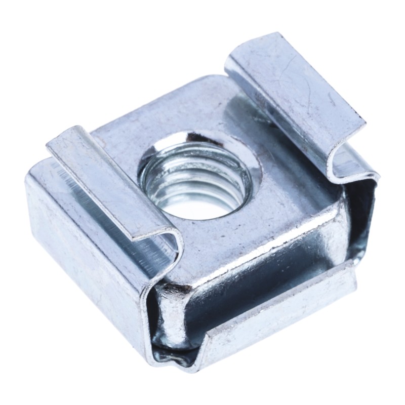 1 Bag of 50 - RS PRO Steel M5 Cage Nut