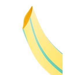 1 Reel of 3 M - RS PRO Heat Shrink Tubing, Green, Yellow 24mm Sleeve Dia. x 3m Length 3:1 Ratio