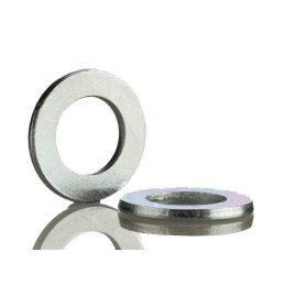 1 Bag of 50 - Bright Zinc Plated Steel Plain Washers, M16, DIN 125A