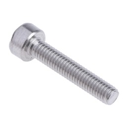 1 Bag of 50 - RS PRO Plain Stainless Steel Hex Socket Cap Screw, DIN 912, M3 x 16mm