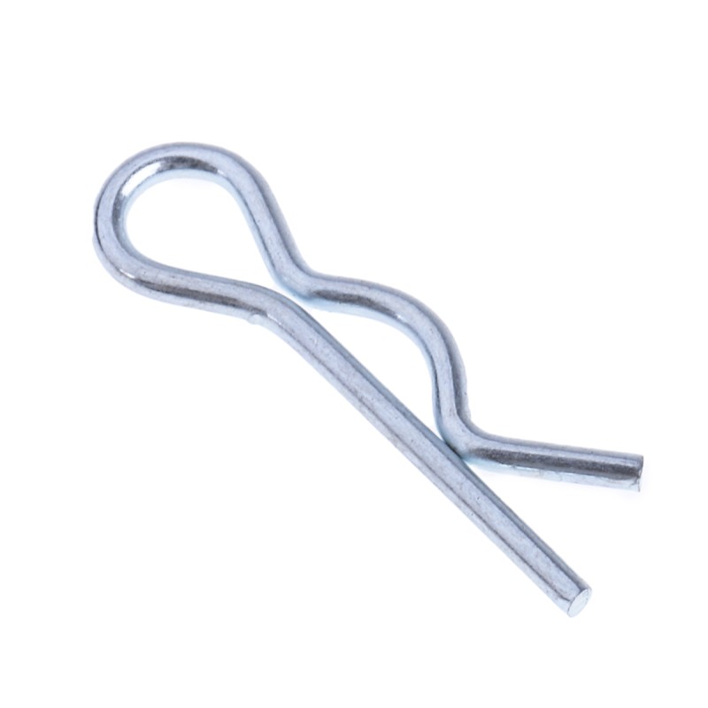 1 Bag of 50 - RS PRO 19.5mm Bright Zinc Plated Steel Retaining Clip, 4.76mm Diameter