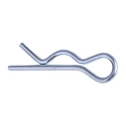 1 Bag of 50 - RS PRO 19.5mm Bright Zinc Plated Steel Retaining Clip, 4.76mm Diameter