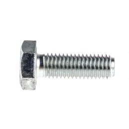 1 Bag of 50 - Clear Passivated, Zinc Steel Hex, Hex Bolt, M10 x 30mm