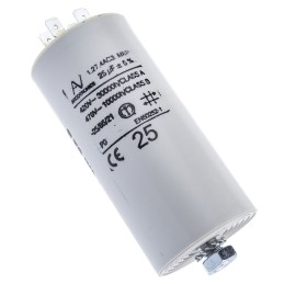 50 pcs - KEMET C27 Metallised Polypropylene Film Capacitor, 470V ac, ±5%, 25μF, Chassis Mount