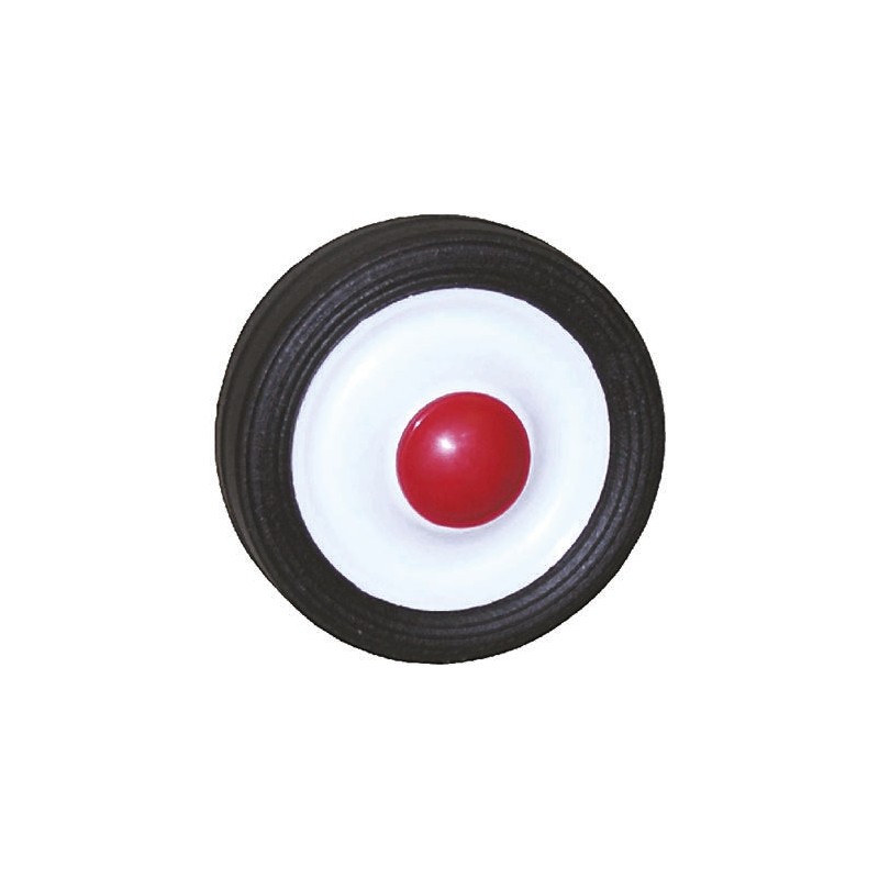 1 pcs - Guitel Hervieu Rubber Trolley Wheel, 50kg